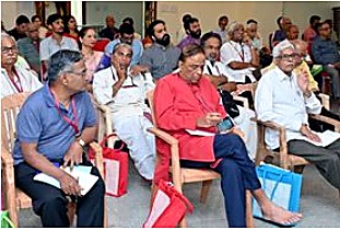 Conference delegates in session
