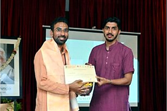 Felicitation during the Bengaluru conference