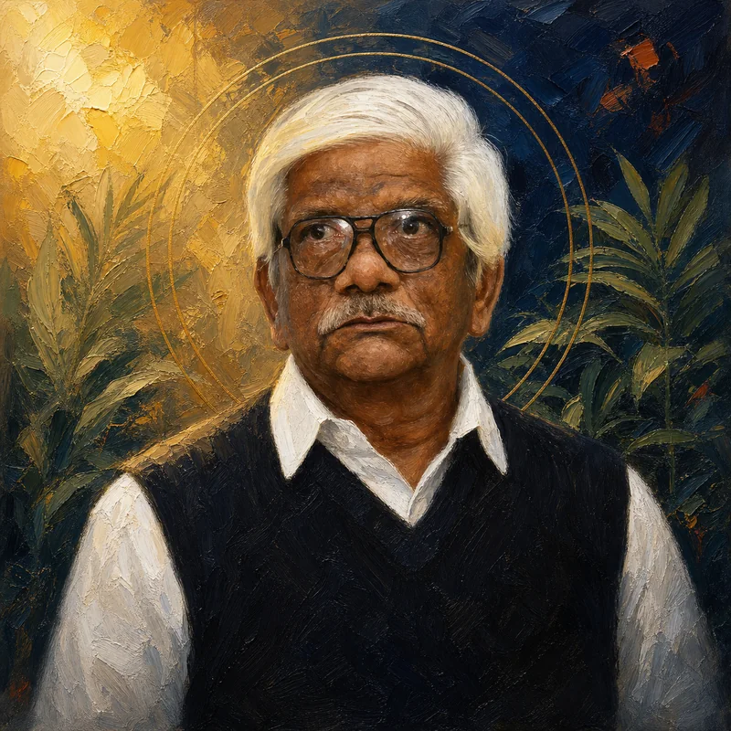 Painterly portrait of Sri Puttu Parashuram Kulkarni